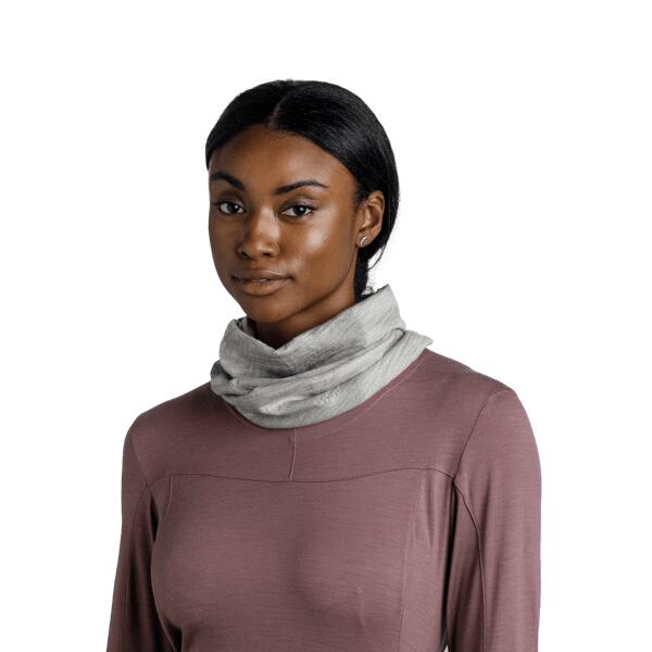 Braga de cuello Merino Lightweight Unisex Buff Blanco 6/6