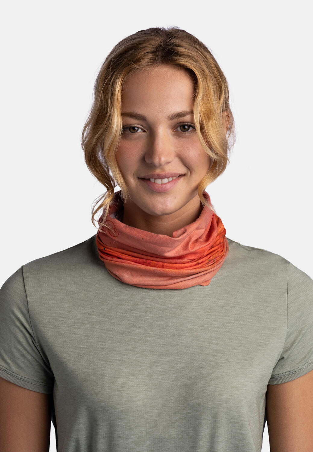 Braga de cuello CoolNet UV® Mujer Buff Rojo ÚNICA 6/7