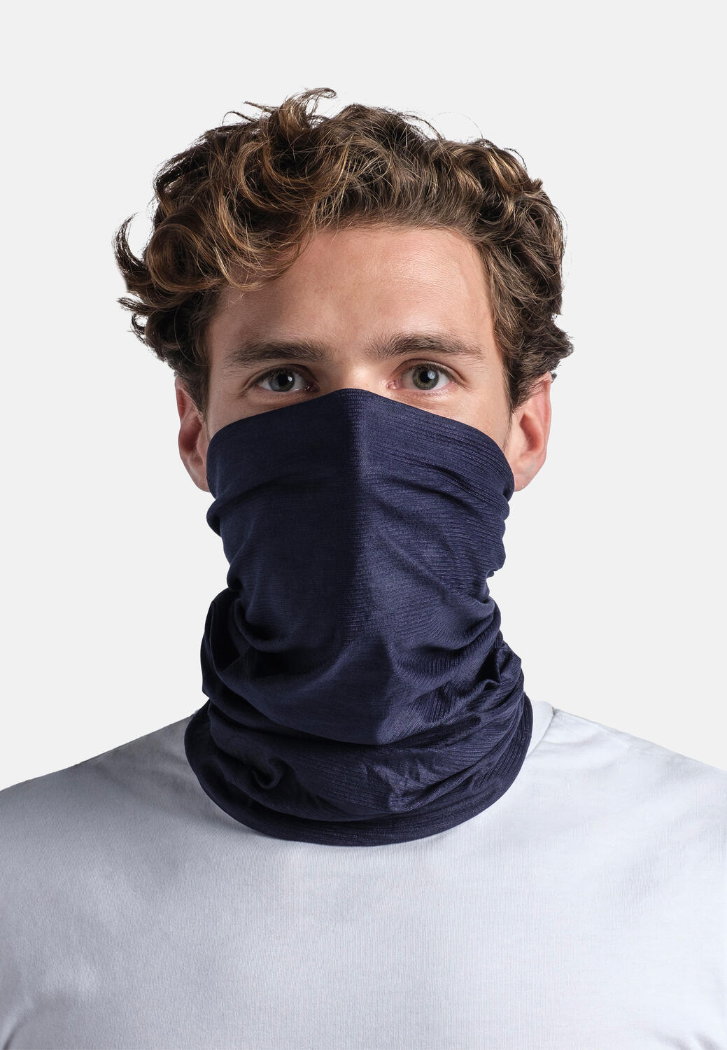 Girocollo anti-uv Buff night blue 5/7
