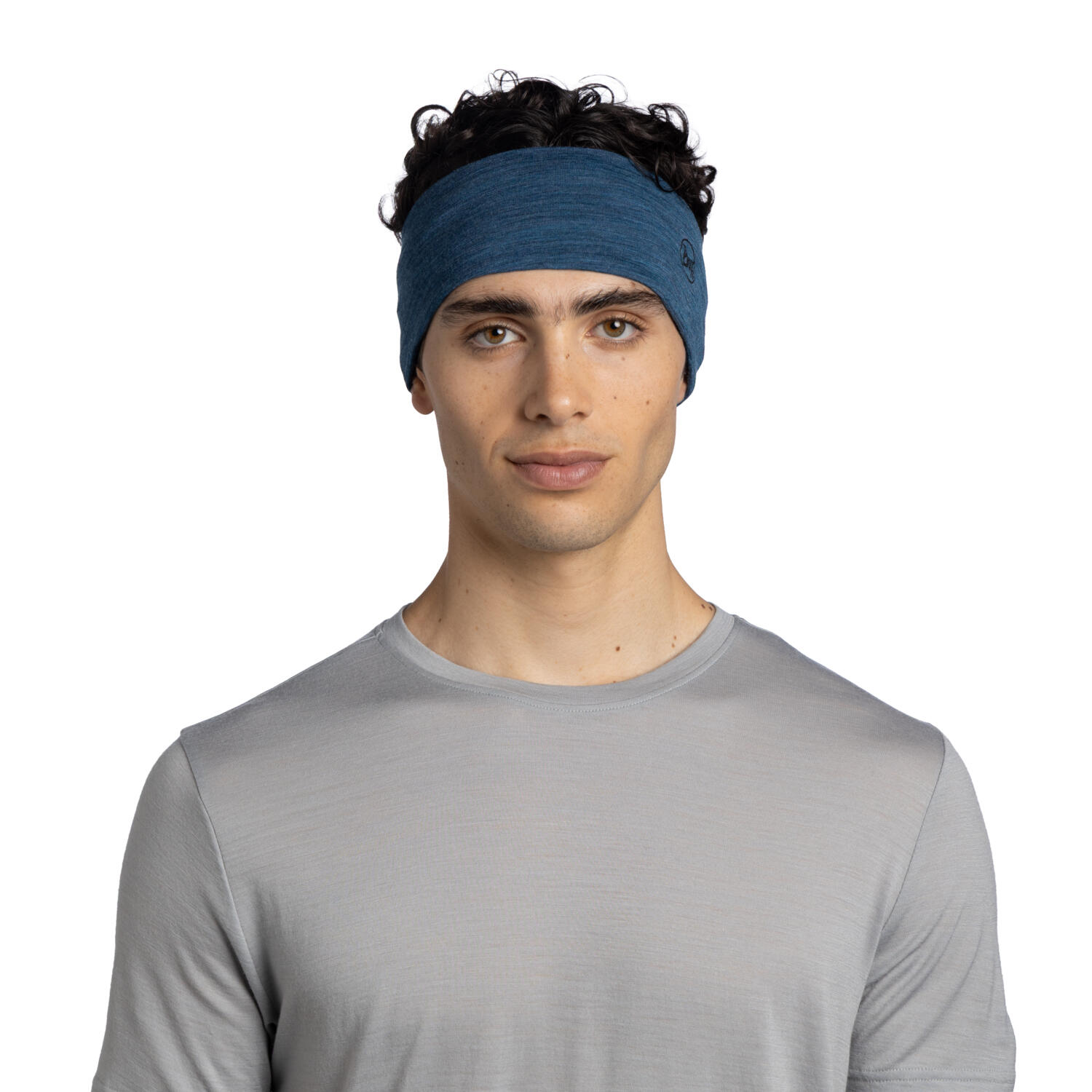 Cinta Lightweight Merino Wool Unisex Buff Azul oscuro 2/5
