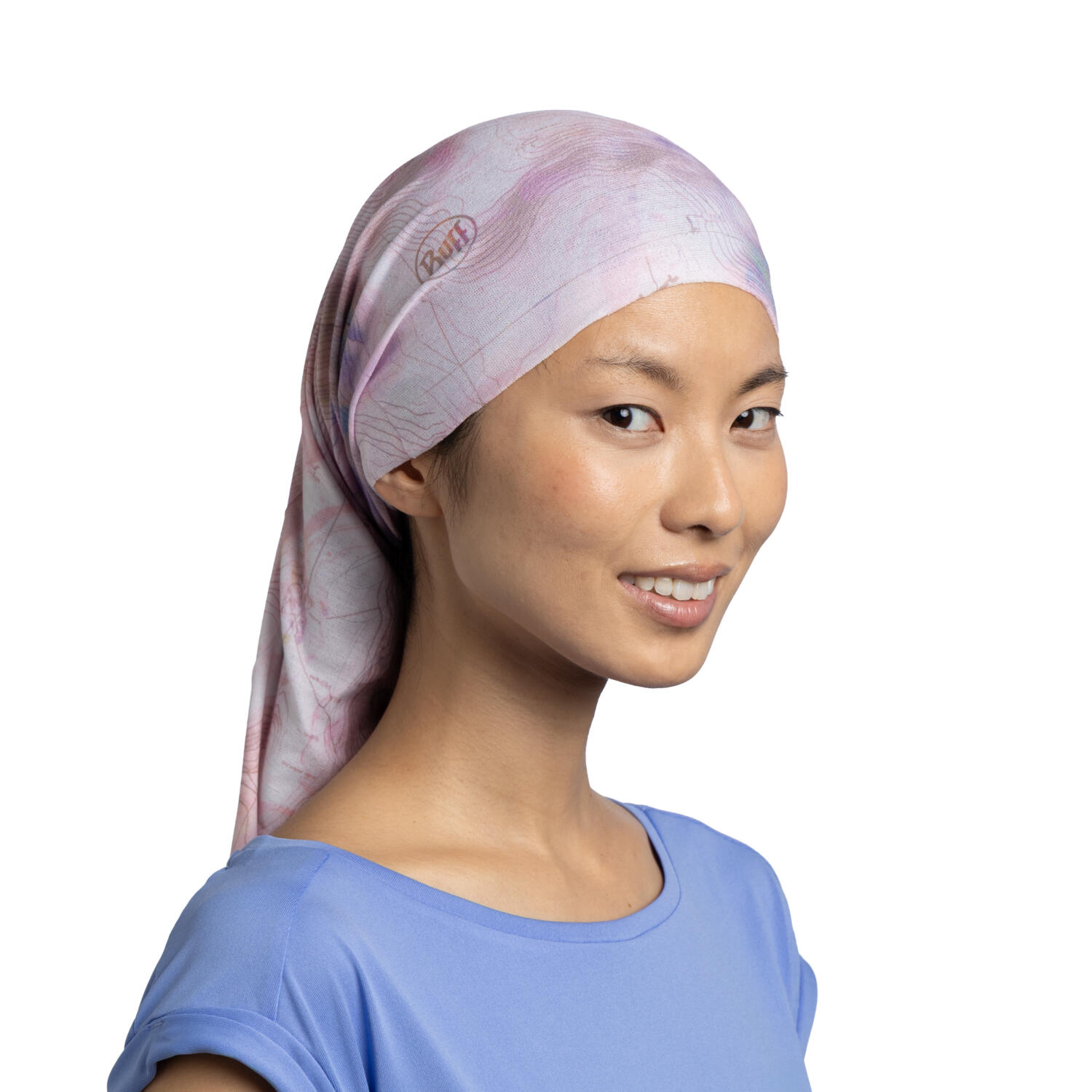 Chusta wielofunkcyjna Buff Coolnet UV Insect Shield - orisa pink azalea 2/7