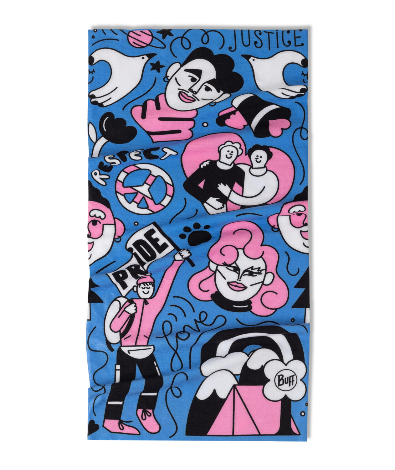 Bandana BUFF COOLNET UV® LOVE MULTI 1/4