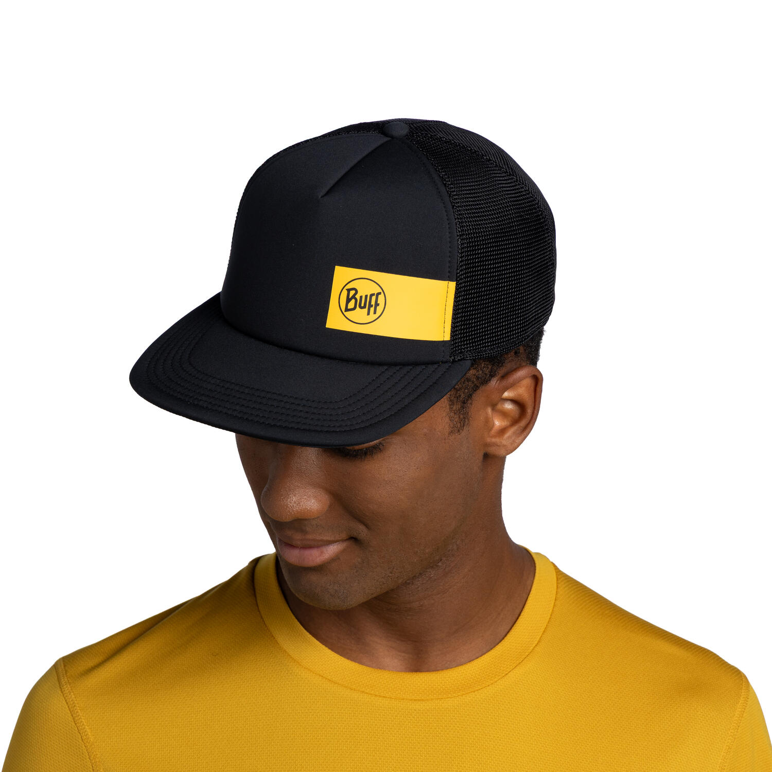 Czapka z daszkiem BUFF EXPLORER TRUCKER CAP CRAM LOGO BLACK 3/7