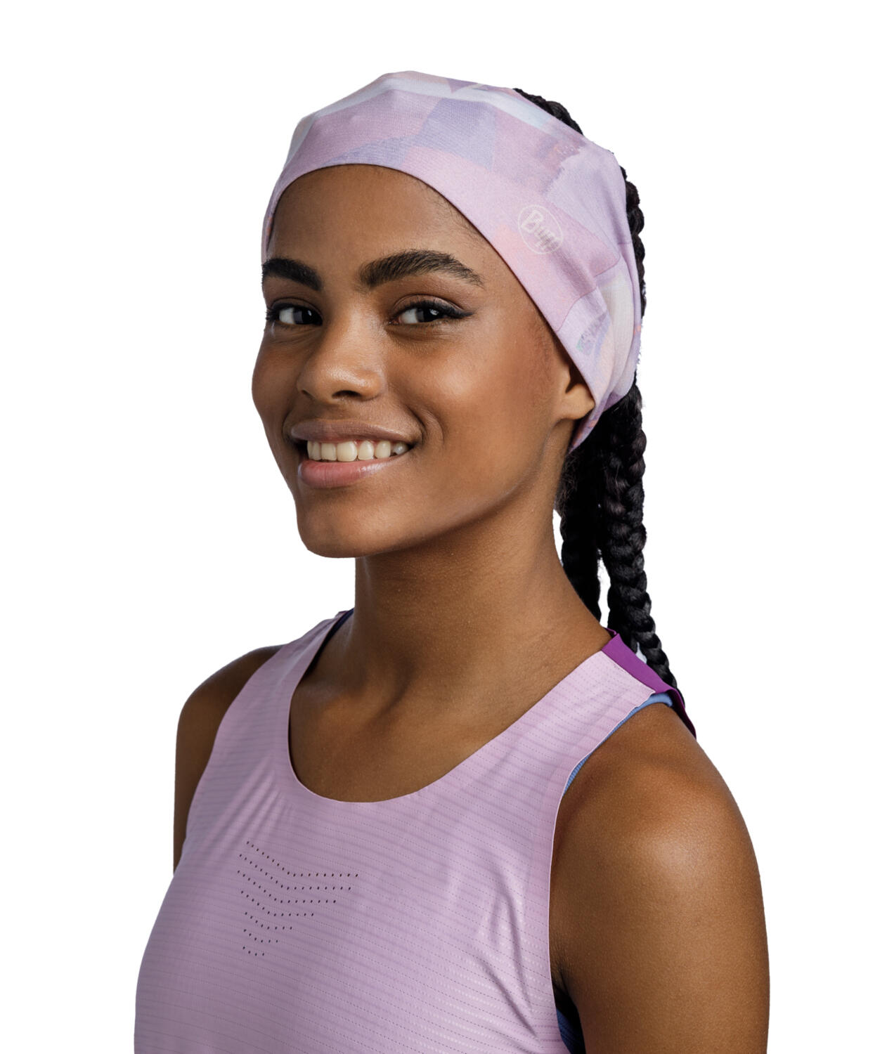 Bandeau Buff Coolnet UV Large Rose 4/6
