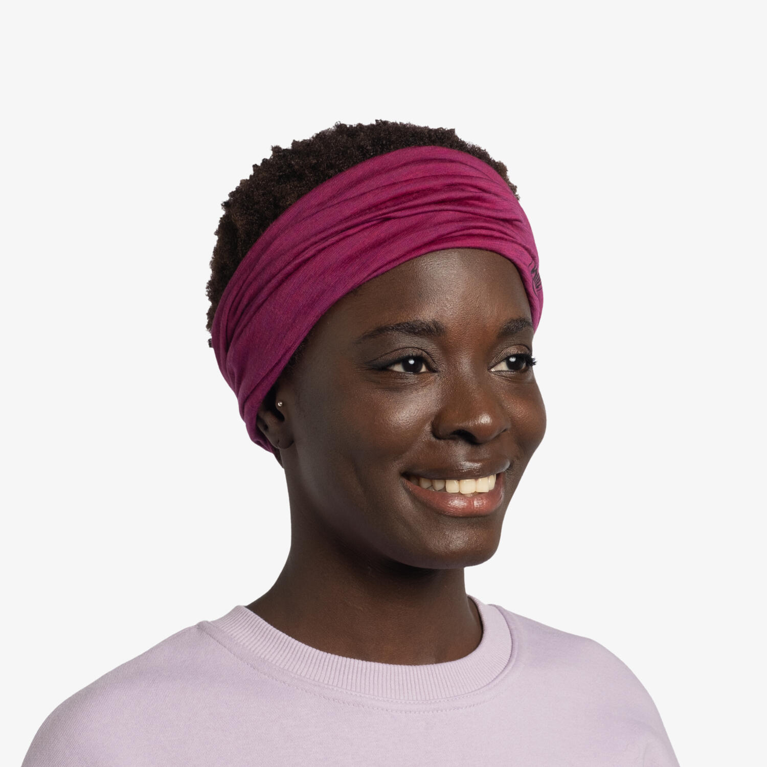 Braga de cuello Merino Lightweight Unisex Buff Morado 2/6