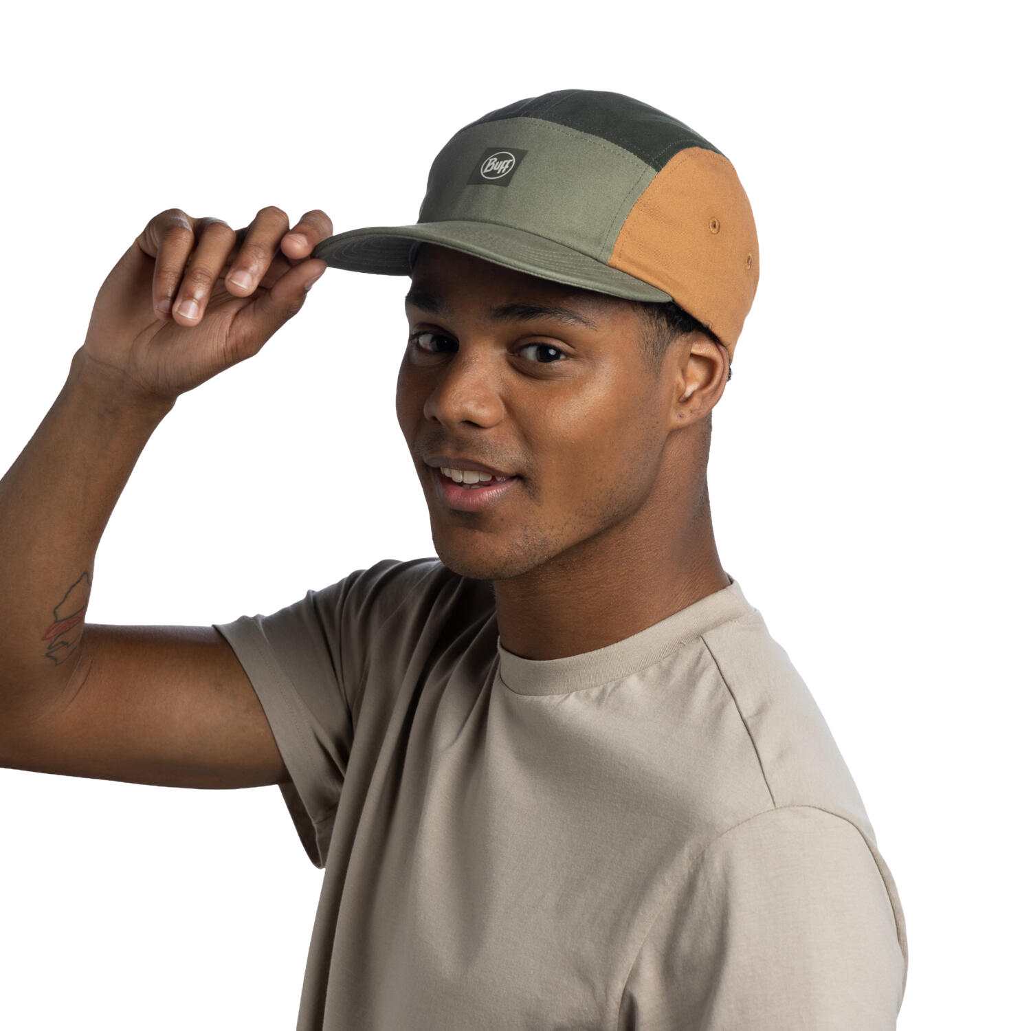 Czapka z daszkiem Buff 5 Panel Venture Cap - allvin khaki 2/7