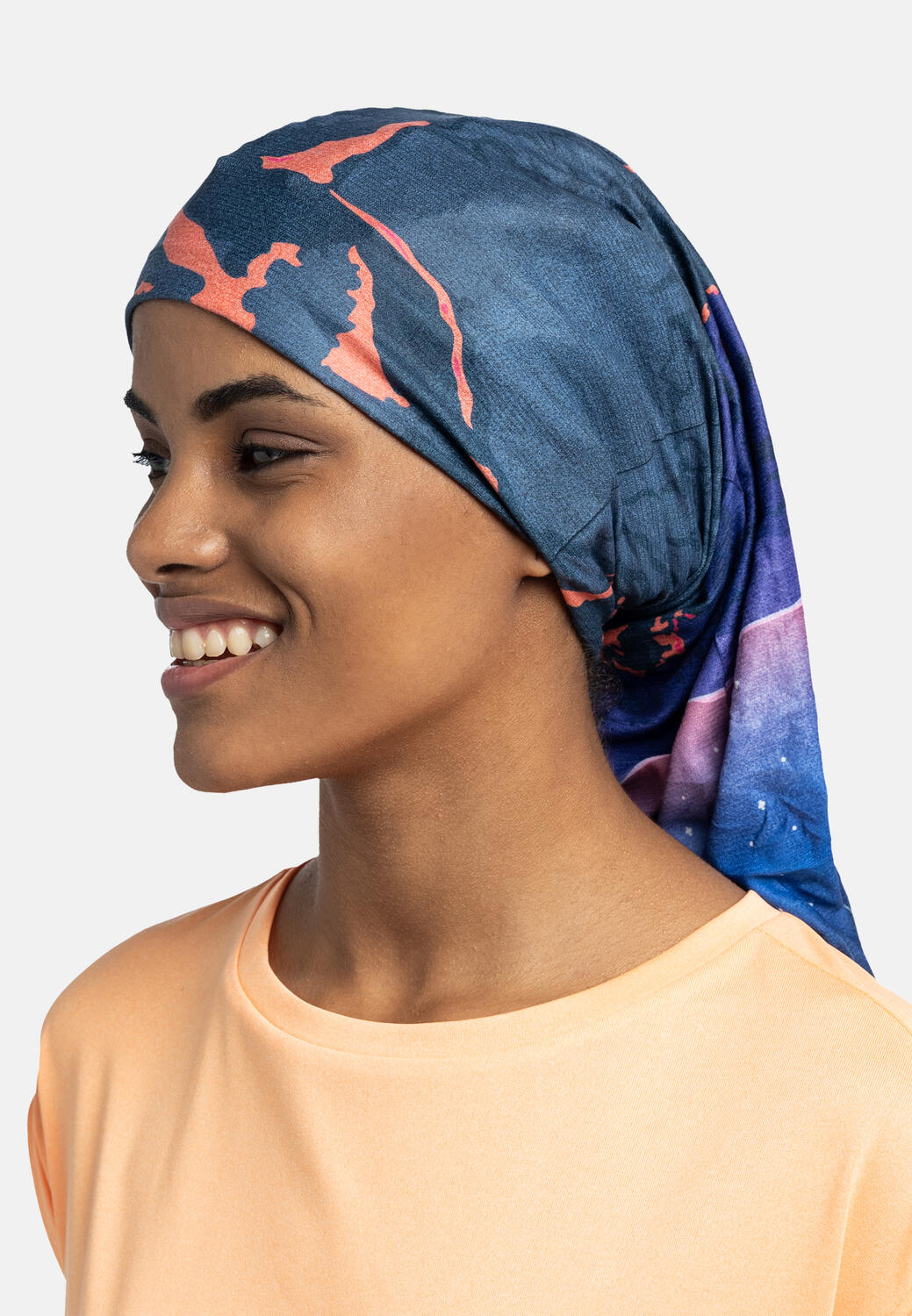 Braga de cuello CoolNet UV® Unisex Buff Azul oscuro 5/7