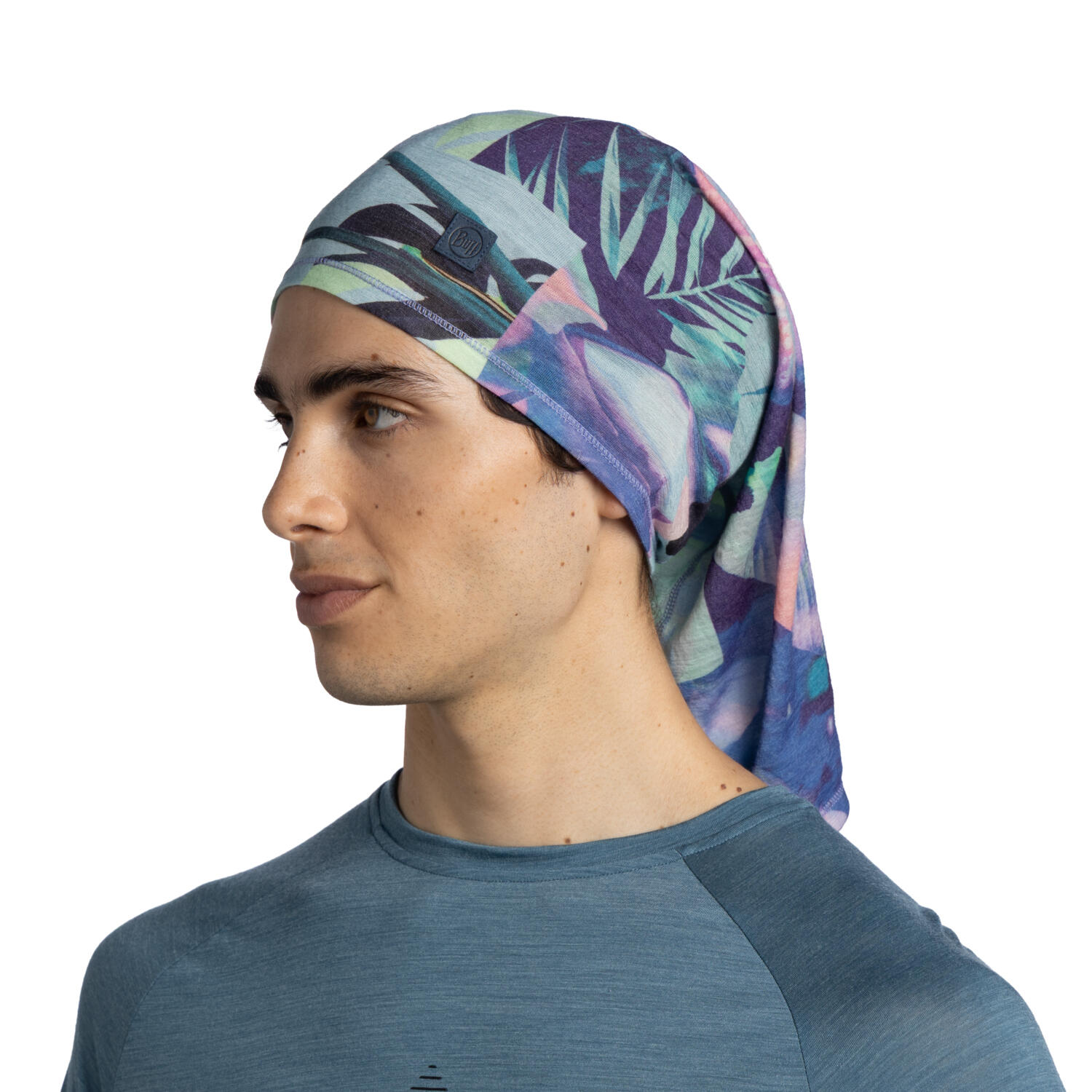 Merino Lightweight Prints Unisex Buff Multi 2/7