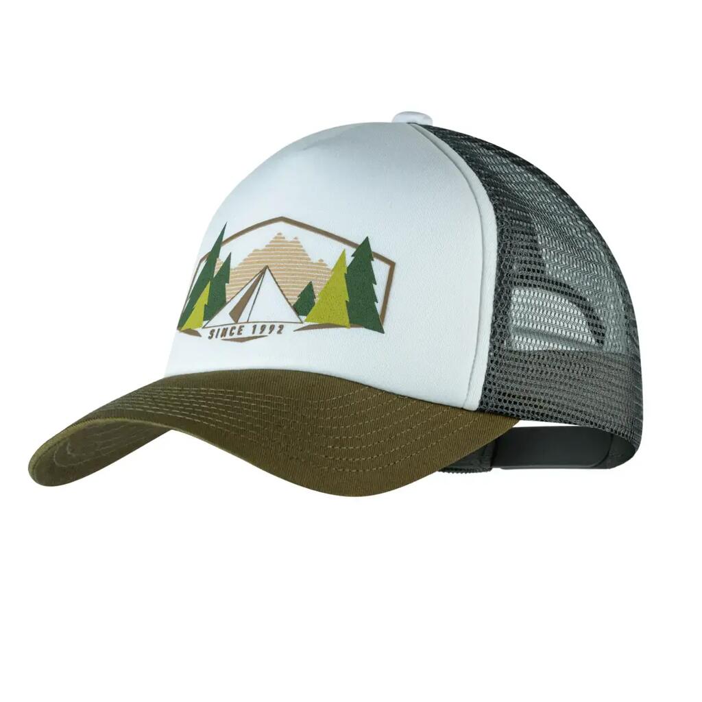 Buff Trucker Cap White/Green