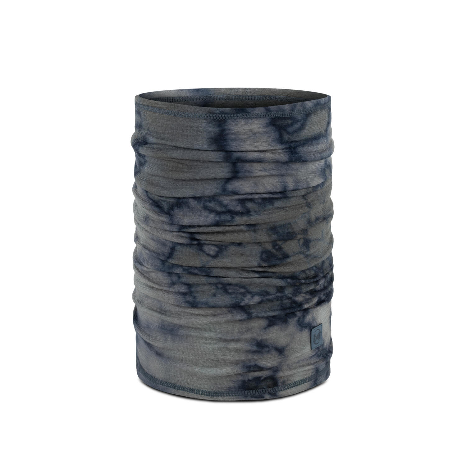 Bandana BUFF MERINO LW NATURAL TYE DYE NAVY