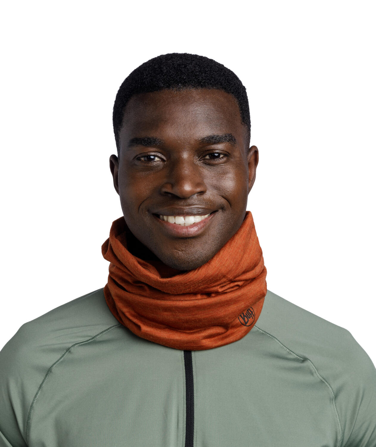 Braga de cuello Merino Lightweight Unisex Buff Marrón 4/7