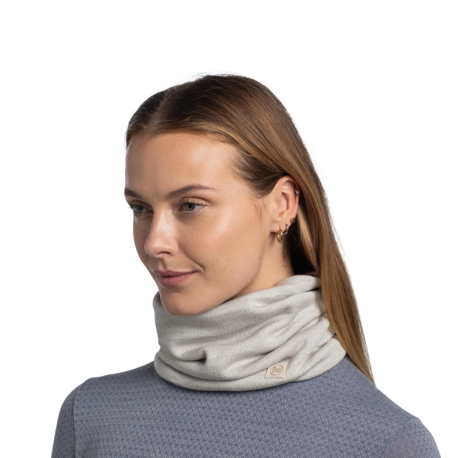 Braga de cuello Merino Heavyweight Unisex Buff Blanco 2/7