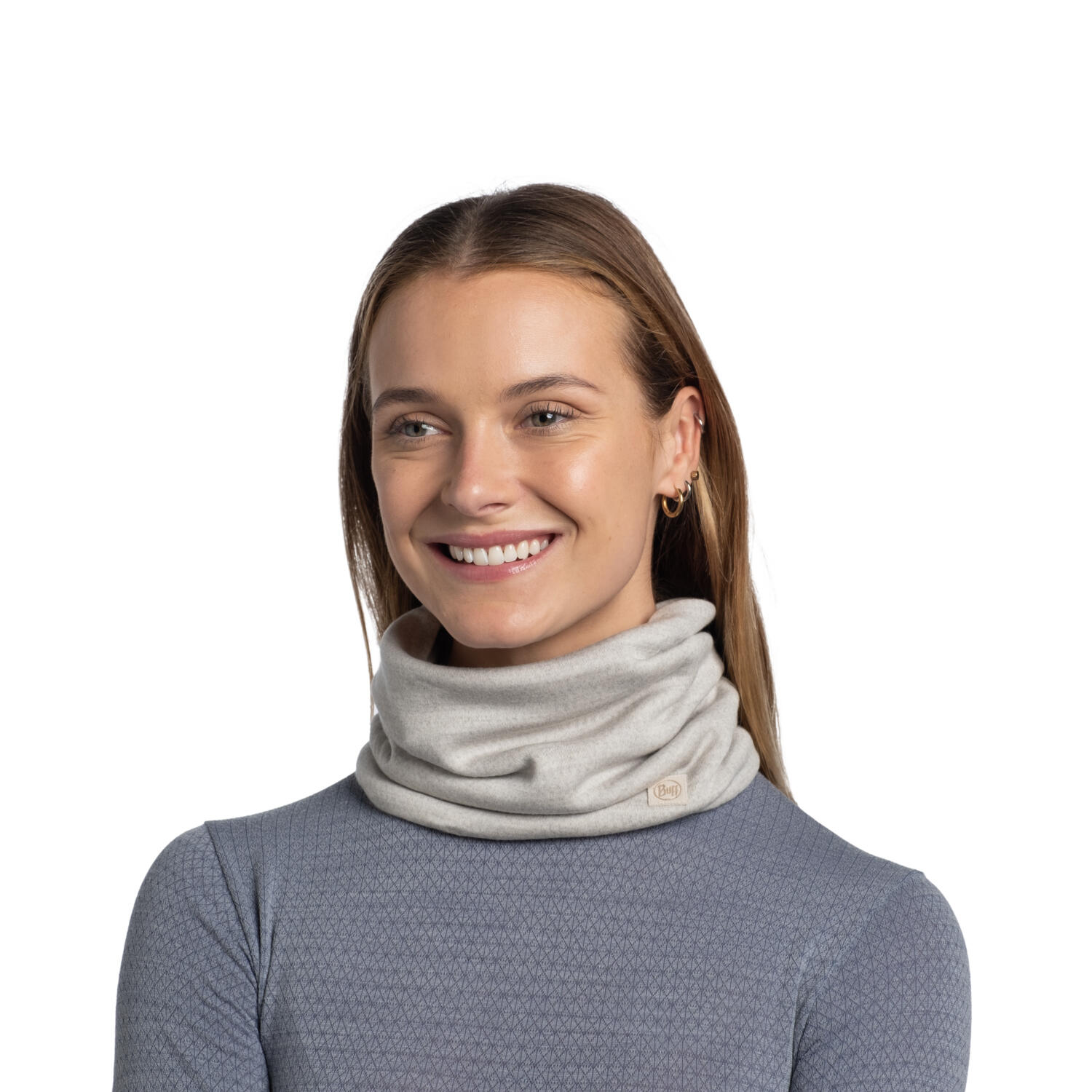 Braga de cuello Merino Heavyweight Unisex Buff Blanco 5/7