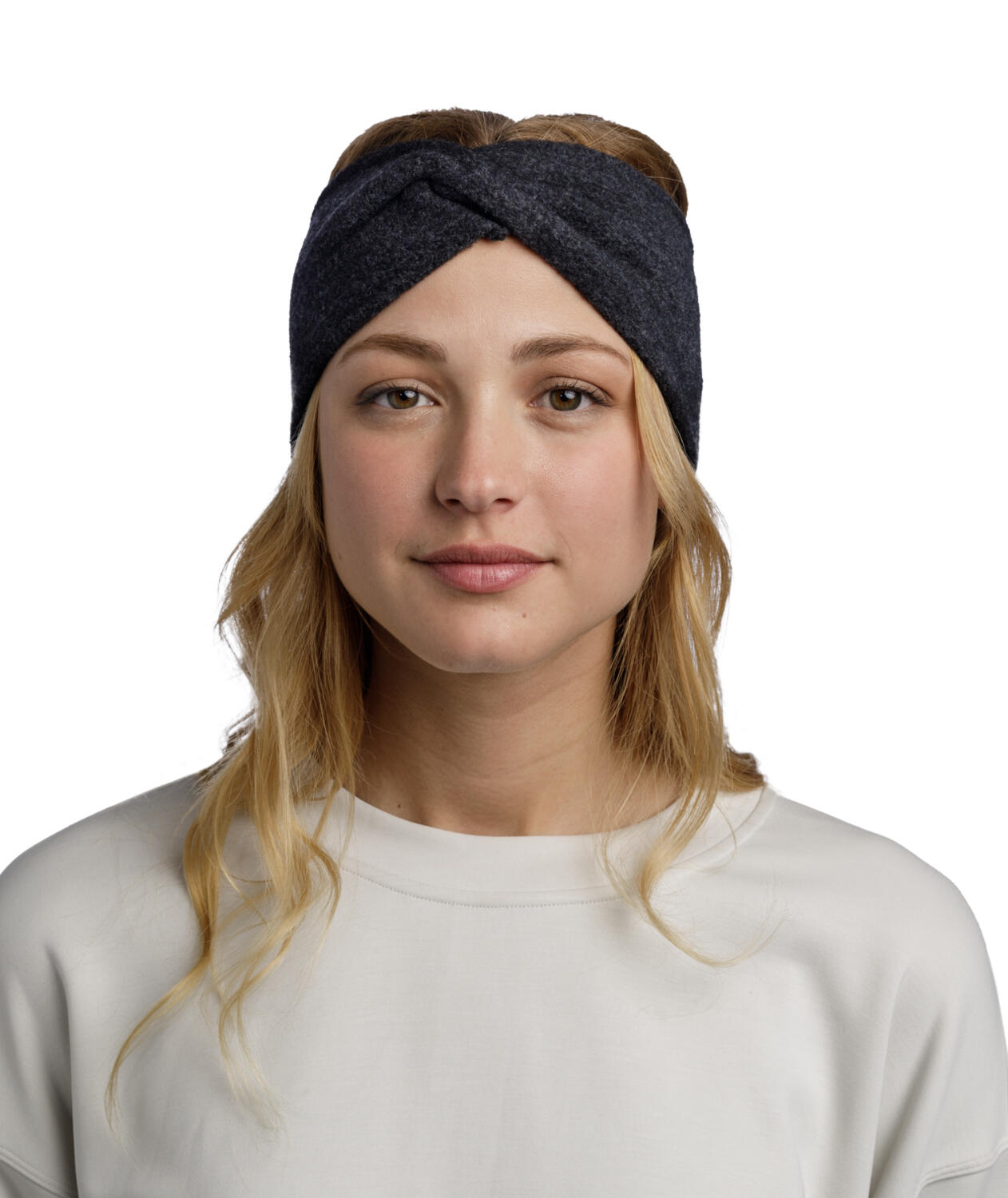 Bandeau polaire en laine mérinos femme Buff Solid 4/6