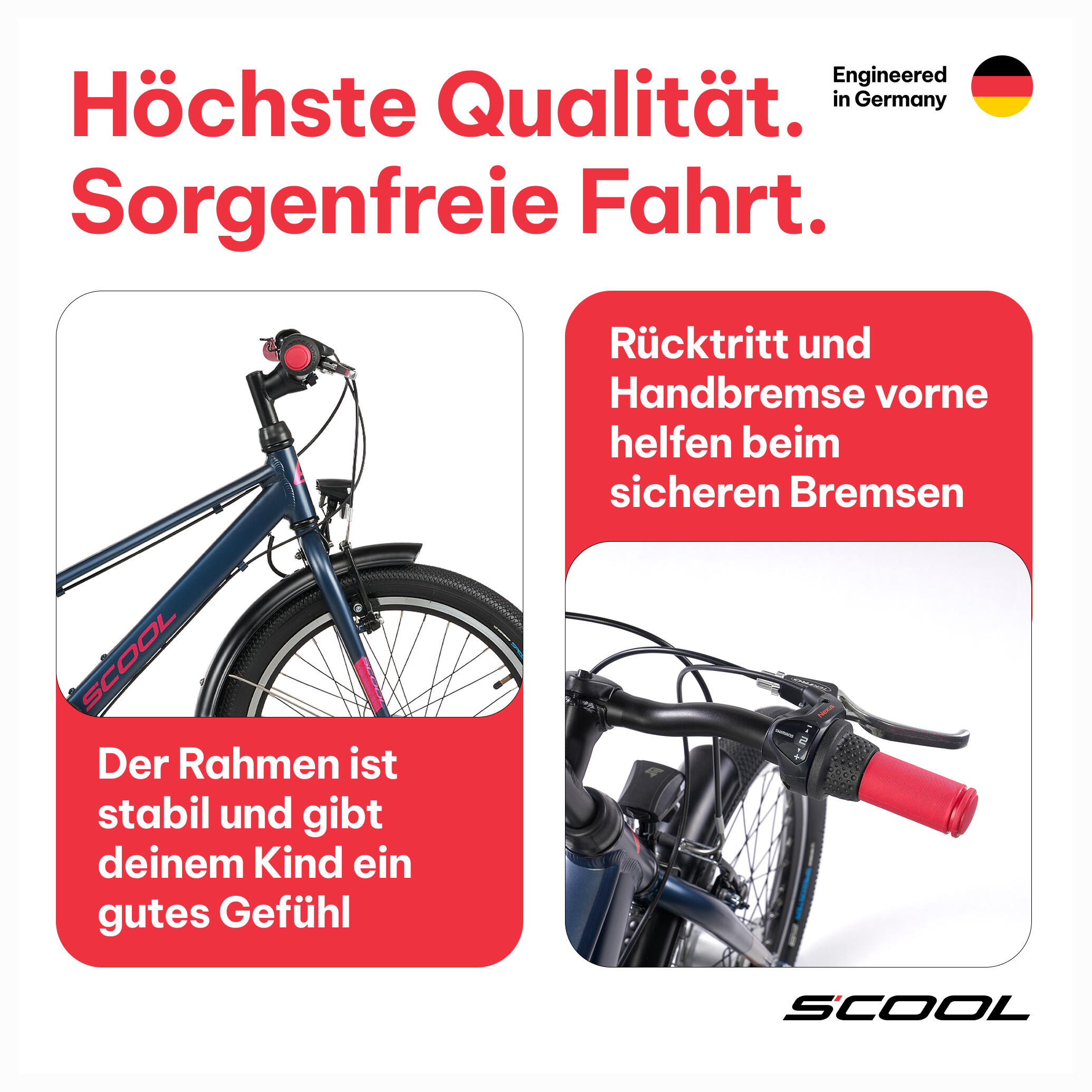 troX pro mountainbike 20 inch / 24 inch / 26 inch – 3-versnellings naafversnelli 3/7