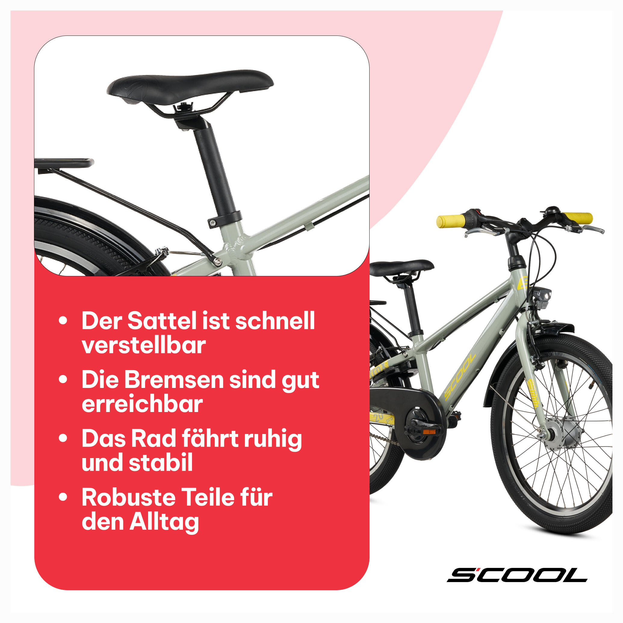 troX pro bicicleta de montanha 20" / 24" / 26" – cubo interno de 3 velocidades – 7/7