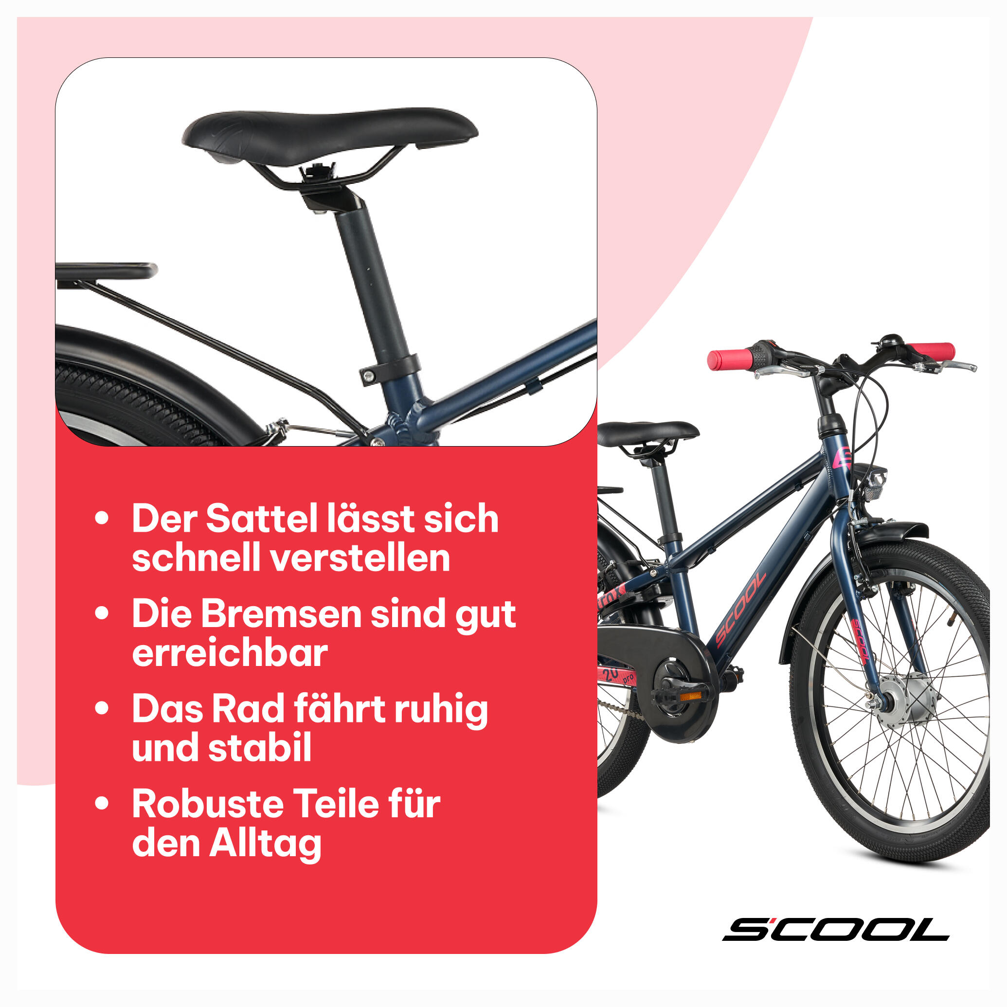troX pro mountainbike 20 inch / 24 inch / 26 inch – 3-versnellings naafversnelli 7/7