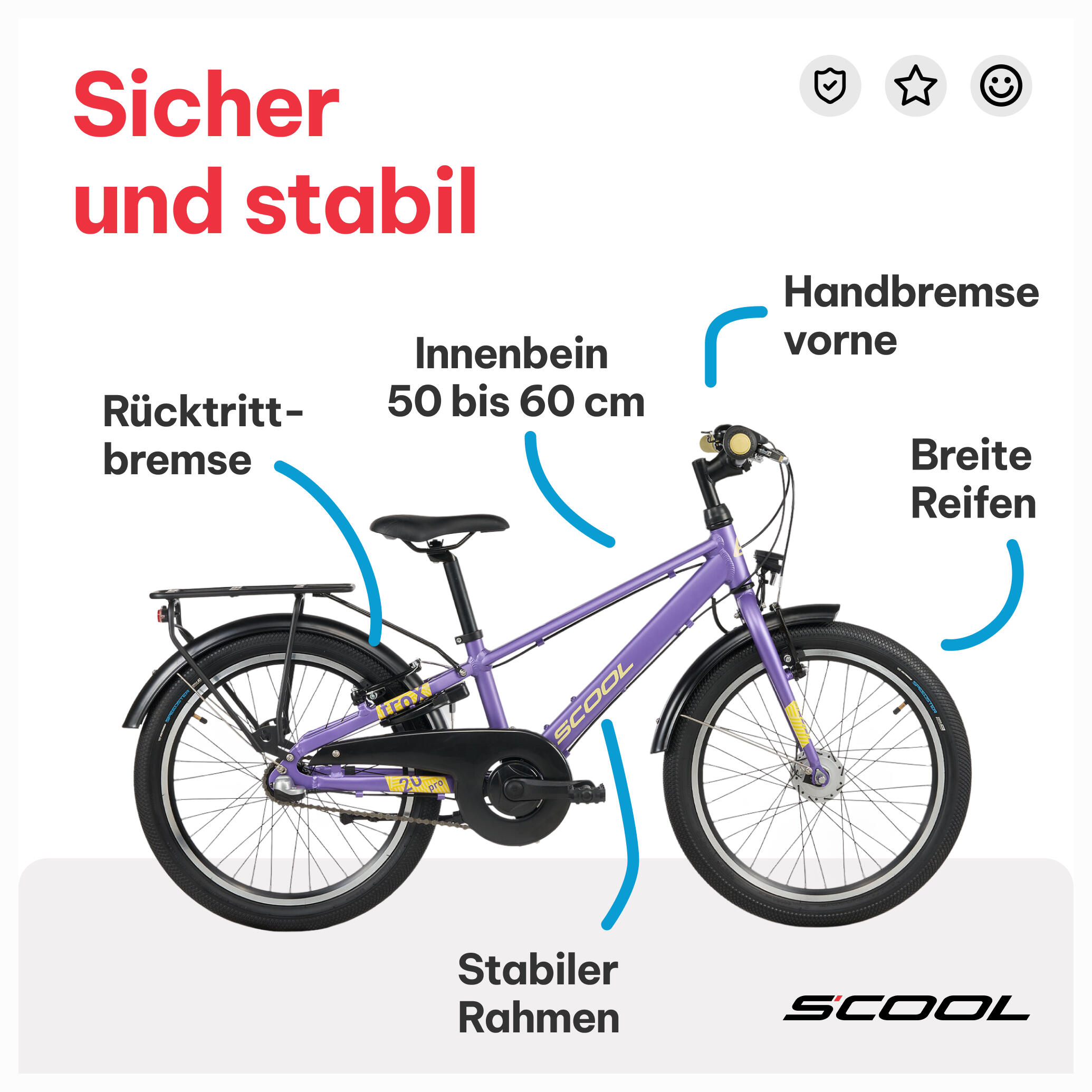 troX pro mountainbike 20 inch / 24 inch / 26 inch – 3-versnellings naafversnelli 5/7