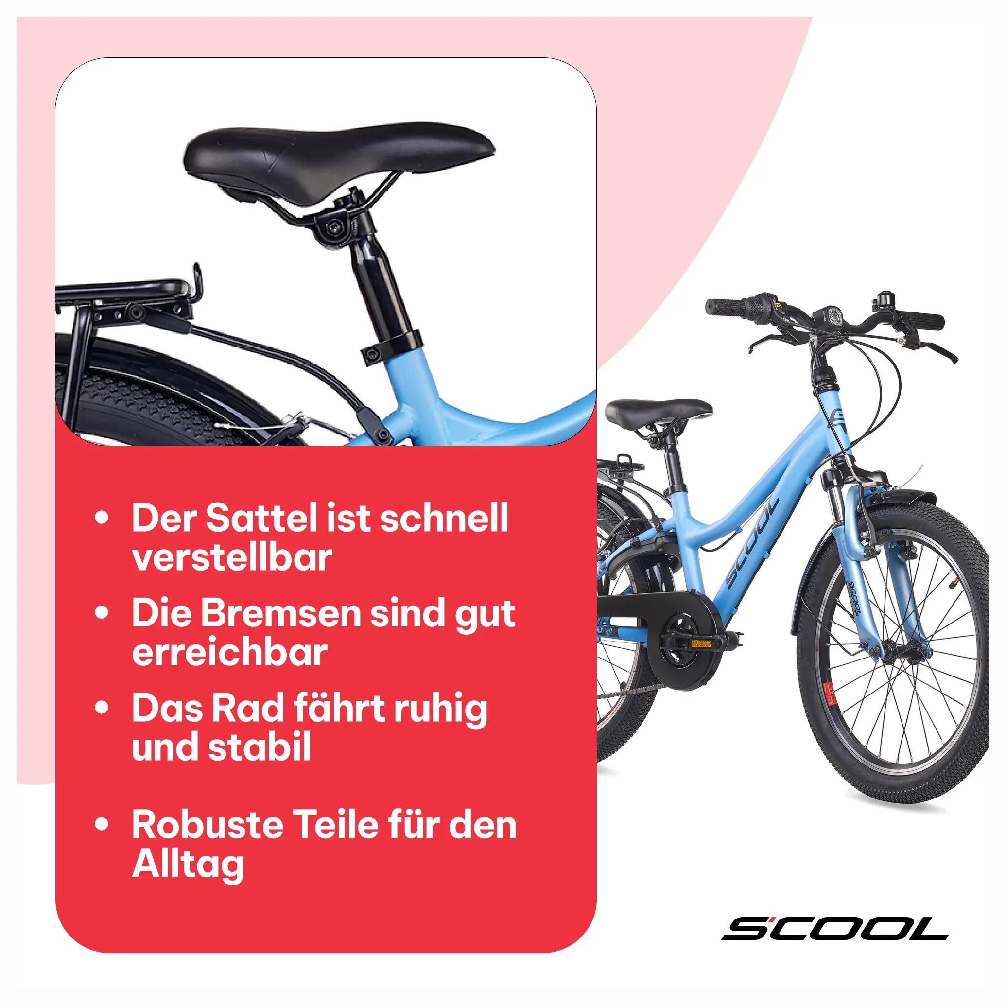 Vélo pour enfants unisexe SCOOL troX K6 à 6 vitesses avec dérailleur, sportif 7/7