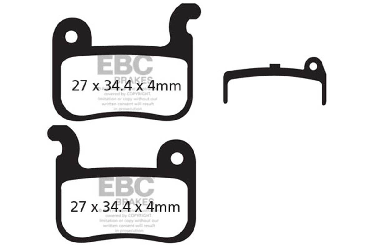 Klocki hamulcowe rowerowe (spiekane) EBC Brakes CFA370HH 2/2