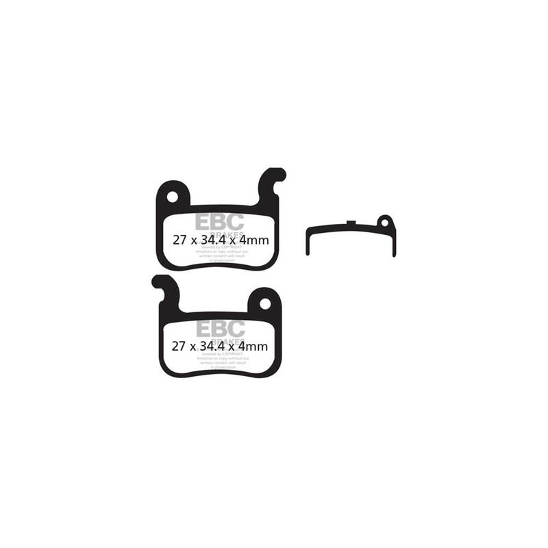 Klocki hamulcowe rowerowe (organiczne) EBC Brakes CFA370
