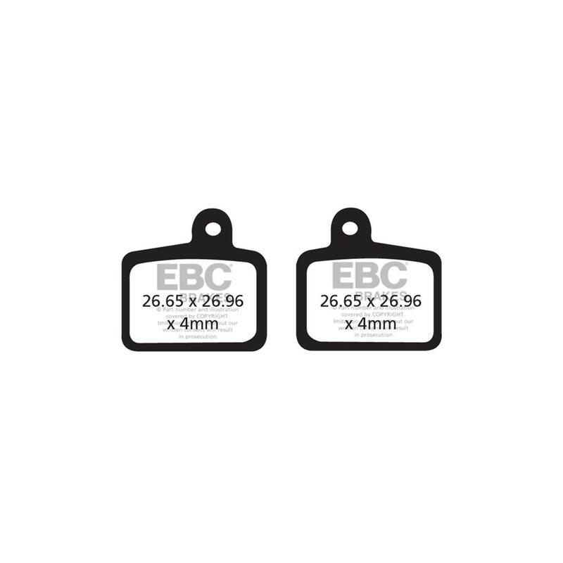 CFA466R - Klocki hamulcowe rowerowe (organiczne wyczynowe) EBC Brakes