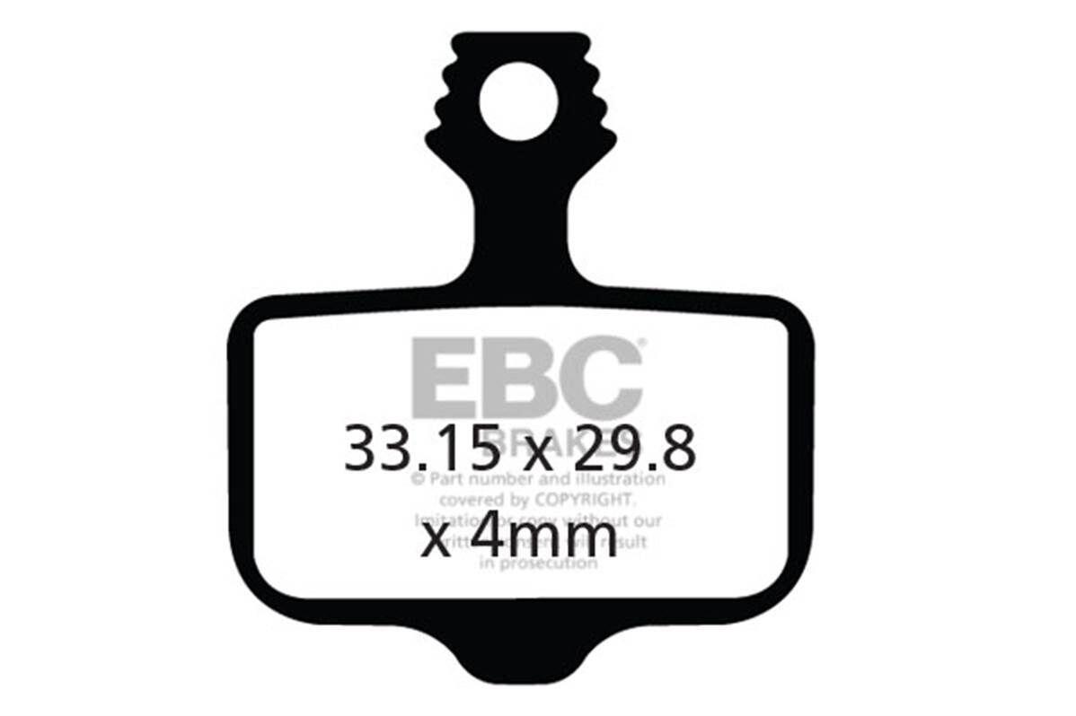 Klocki hamulcowe rowerowe (spiekane) EBC Brakes CFA472HH 2/2