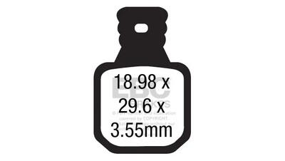 Remblokken magura mt5/mt7 2014 metalic