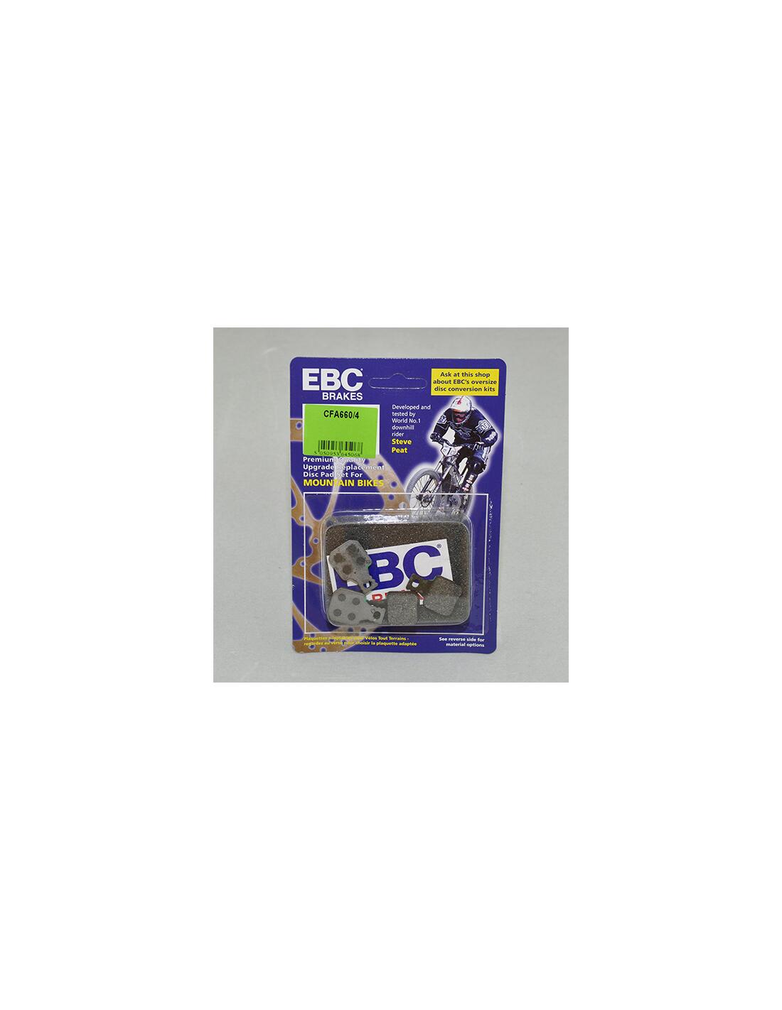 EBC BRAKES Klocki hamulcowe rowerowe (organiczne) CFA660/4