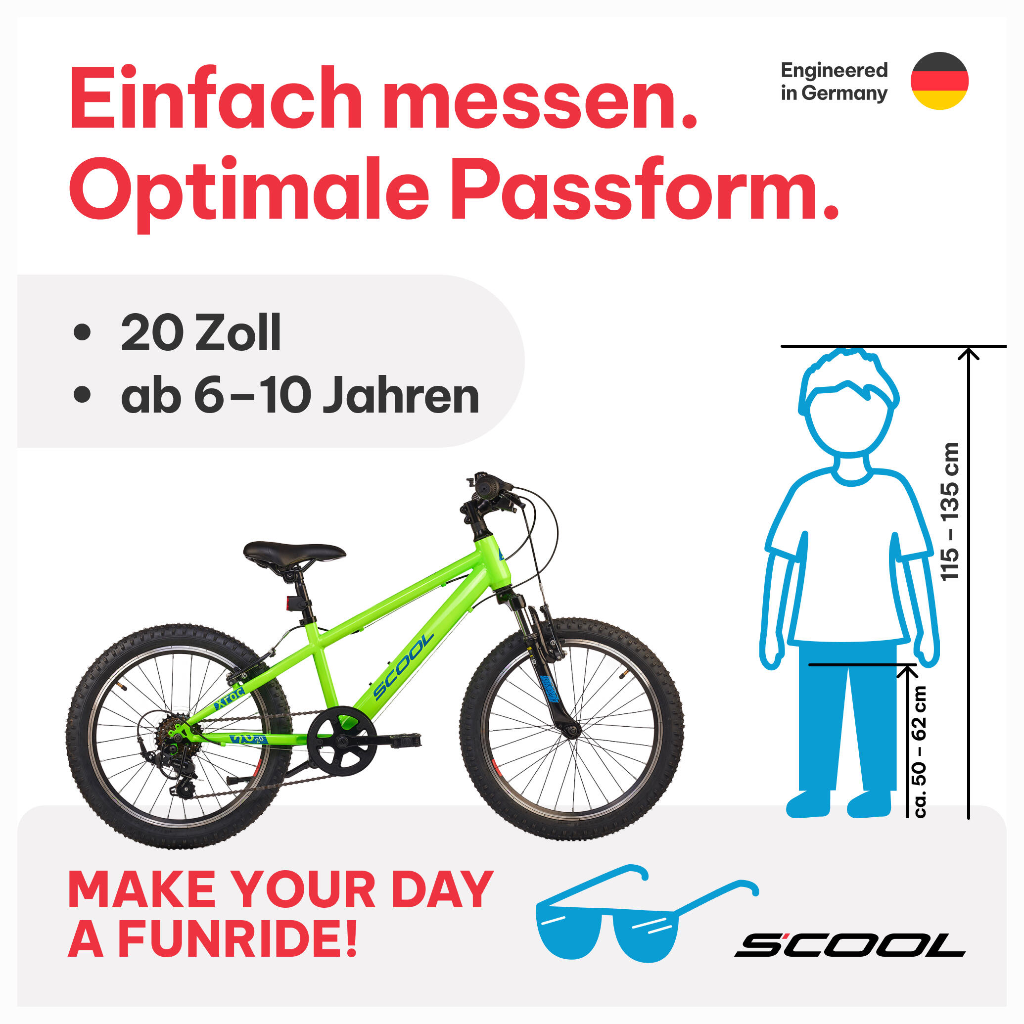Kinderfiets Unisex S'COOL Xroc K6 6 versnellingen derailleur offroad 2/7