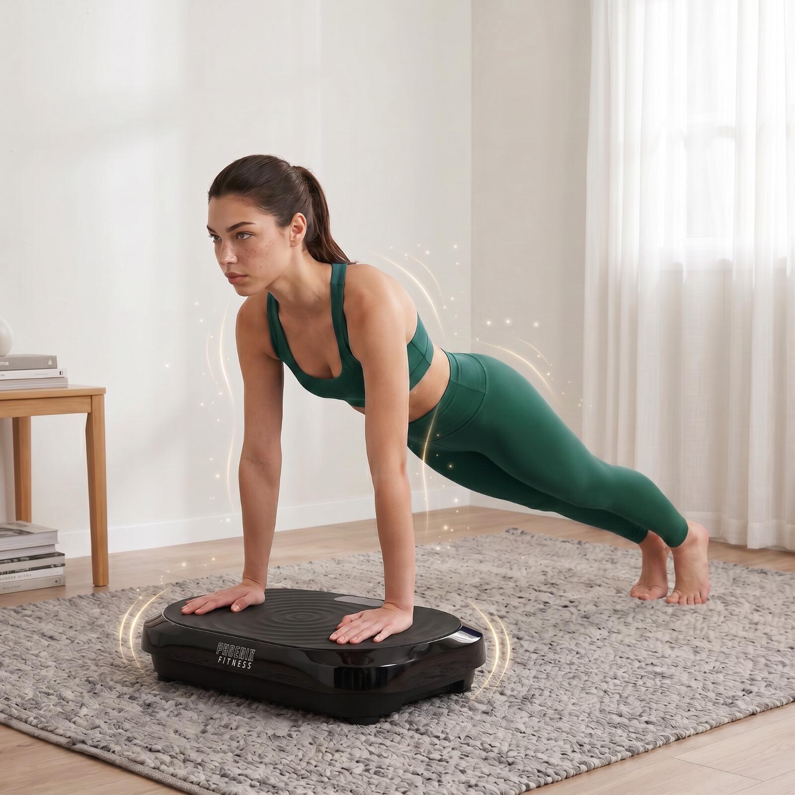 Plateforme d'exercice vibrante Phoenix Fitness avec télécommande 3/7
