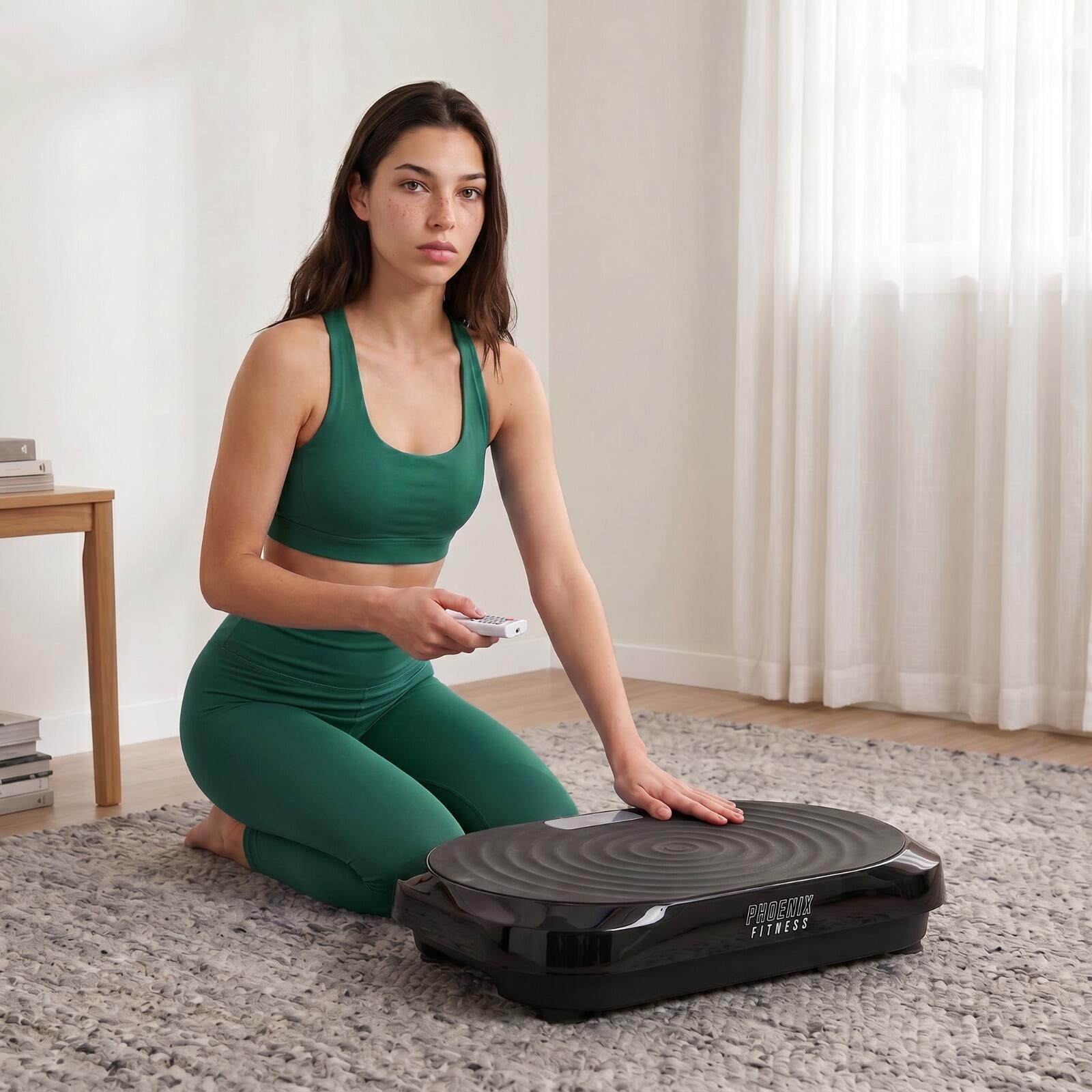 Plateforme d'exercice vibrante Phoenix Fitness avec télécommande 2/7