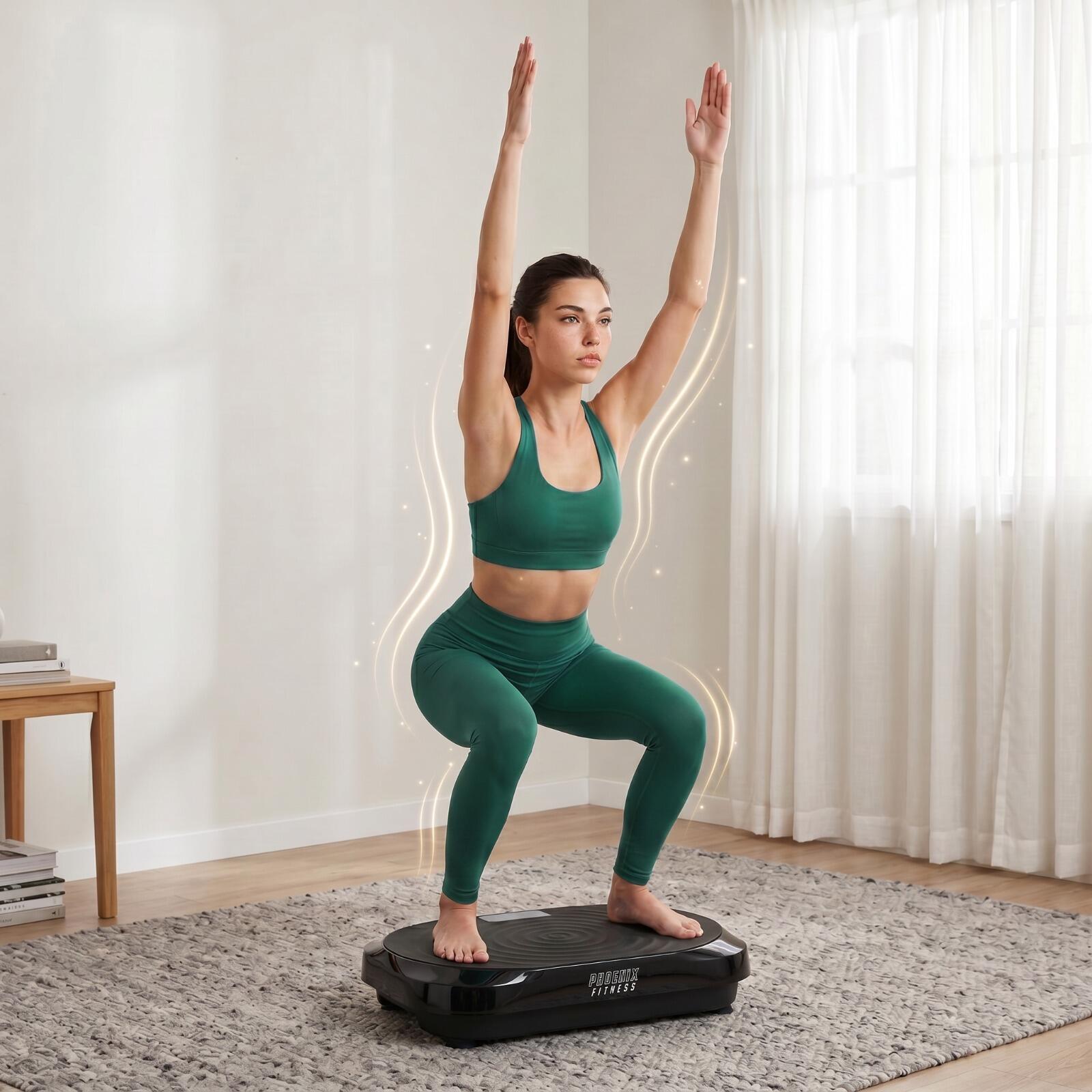 Plateforme d'exercice vibrante Phoenix Fitness avec télécommande 4/7