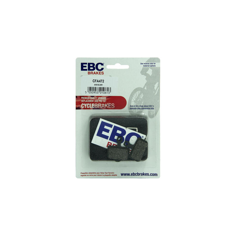 Klocki hamulcowe rowerowe (organiczne) EBC Brakes CFA472