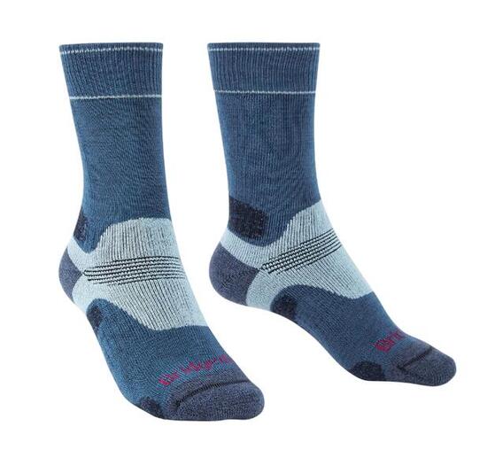 Midweight Merino Performance Wandelsokken Dames wollen sokken Blue Sky