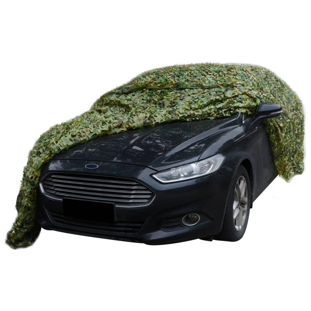 VidaXL camouflagenet 3 x 6 m groen 2/3