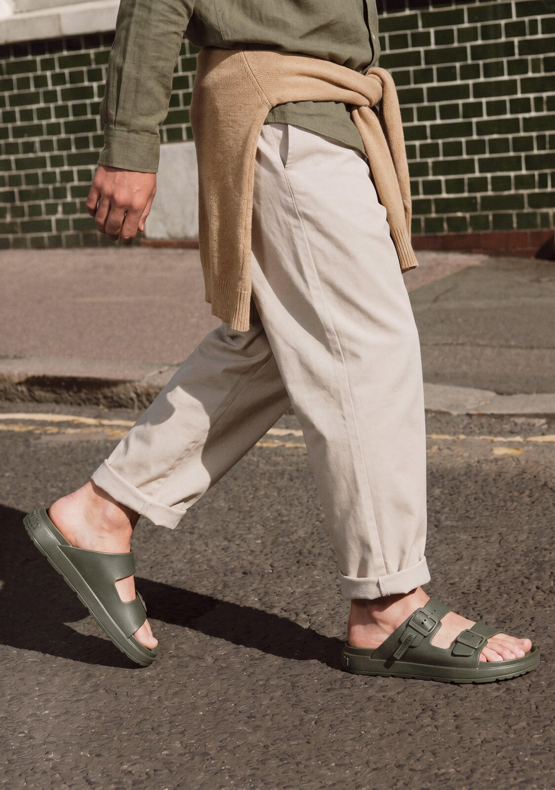 Sandalias D. Franklin Vibe Foam Four Verde 3/5