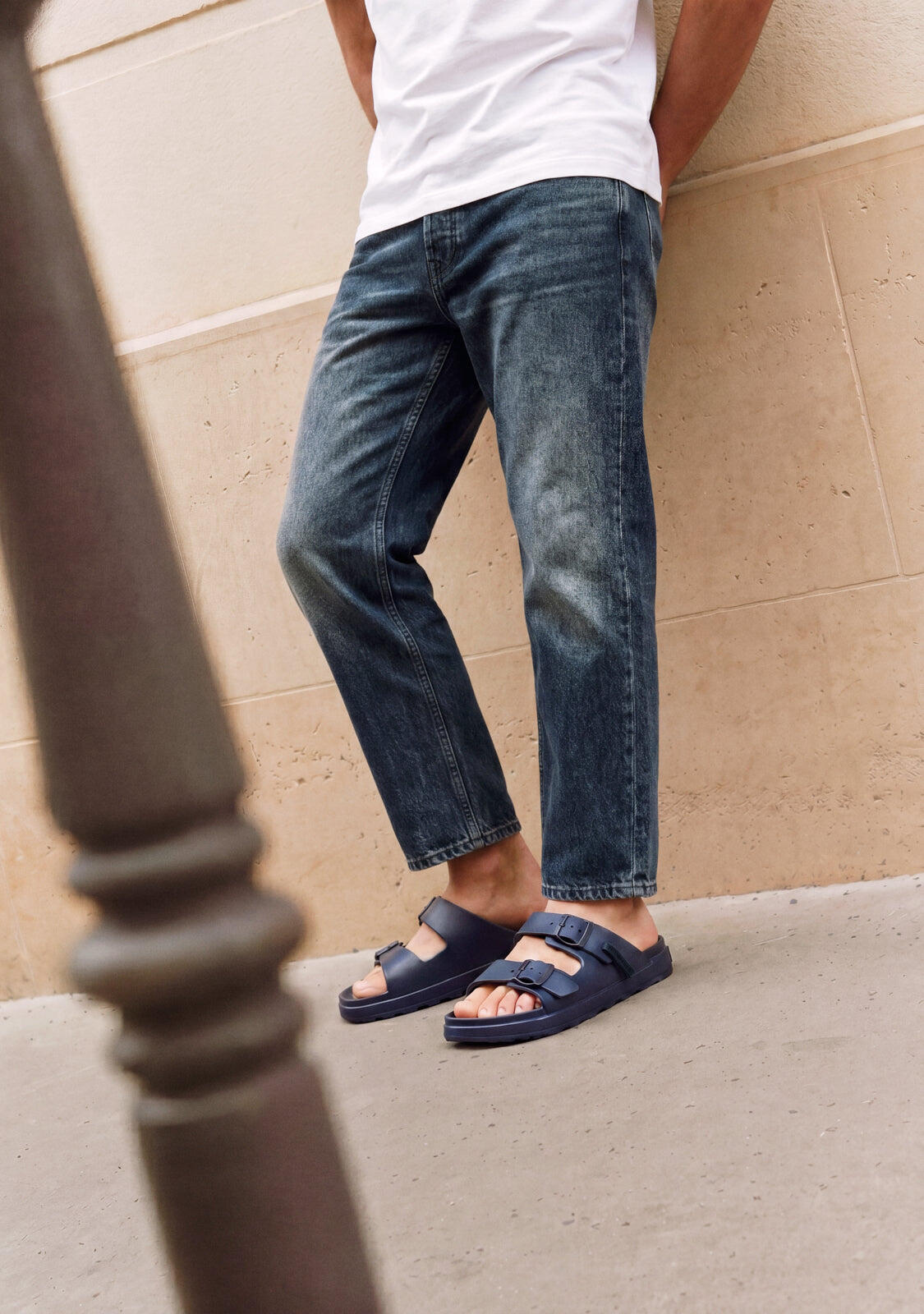 Sandalias D. Franklin Vibe Foam Azul Marino 3/5