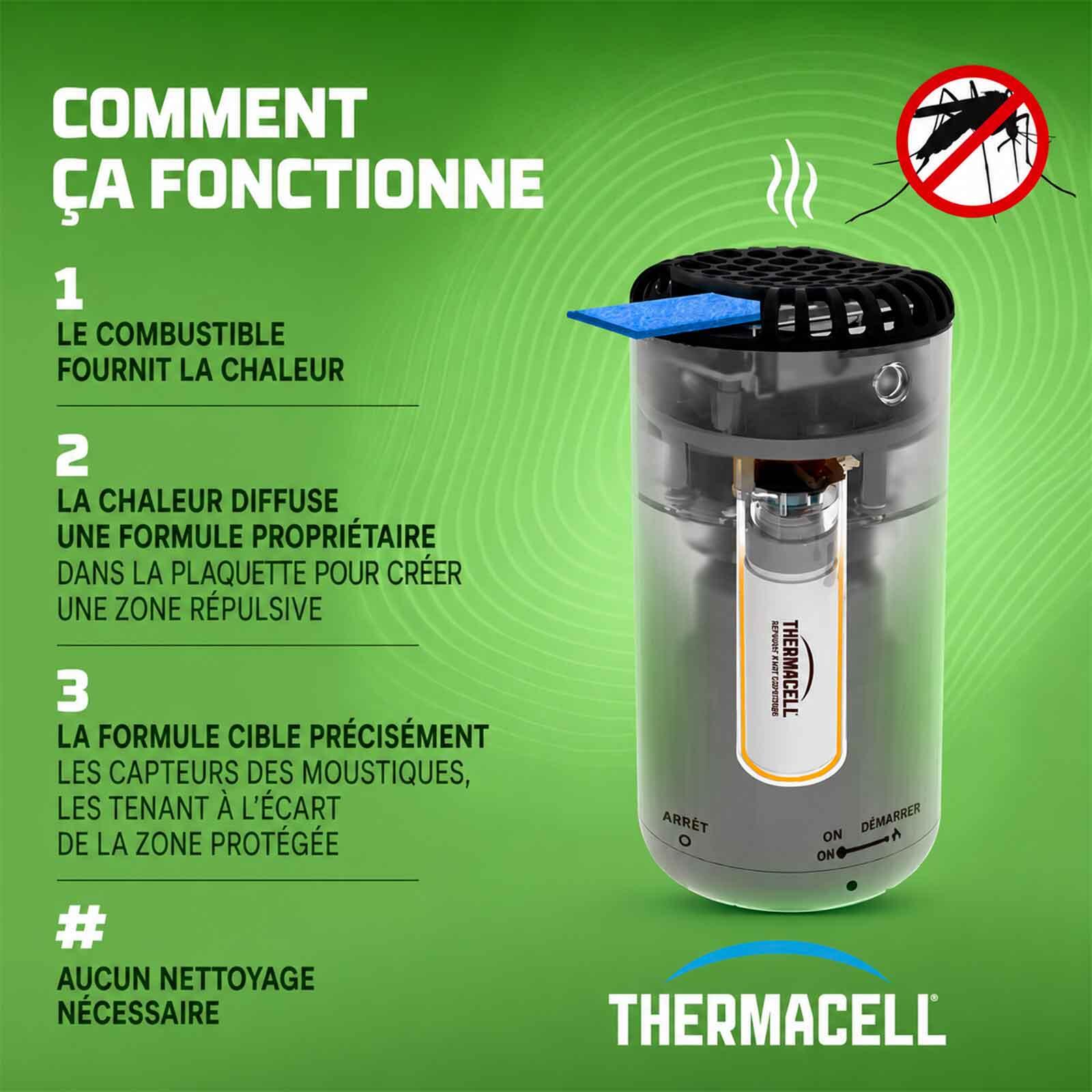 Répulsif antimoustiques Thermacell HALO MINI - Portable zone 15 m² - Camping 3/7