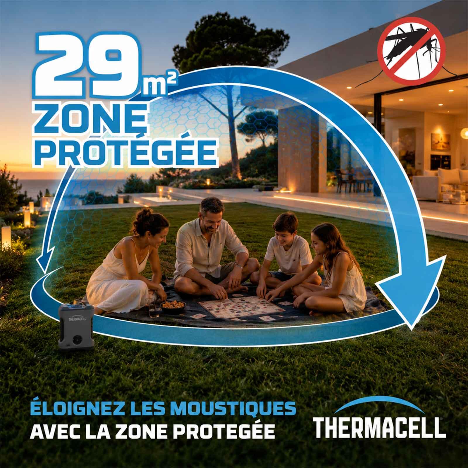 Répulsif anti‑moustiques Thermacell EX90 – Batterie rechargeable - Zone 29 m² 4/7