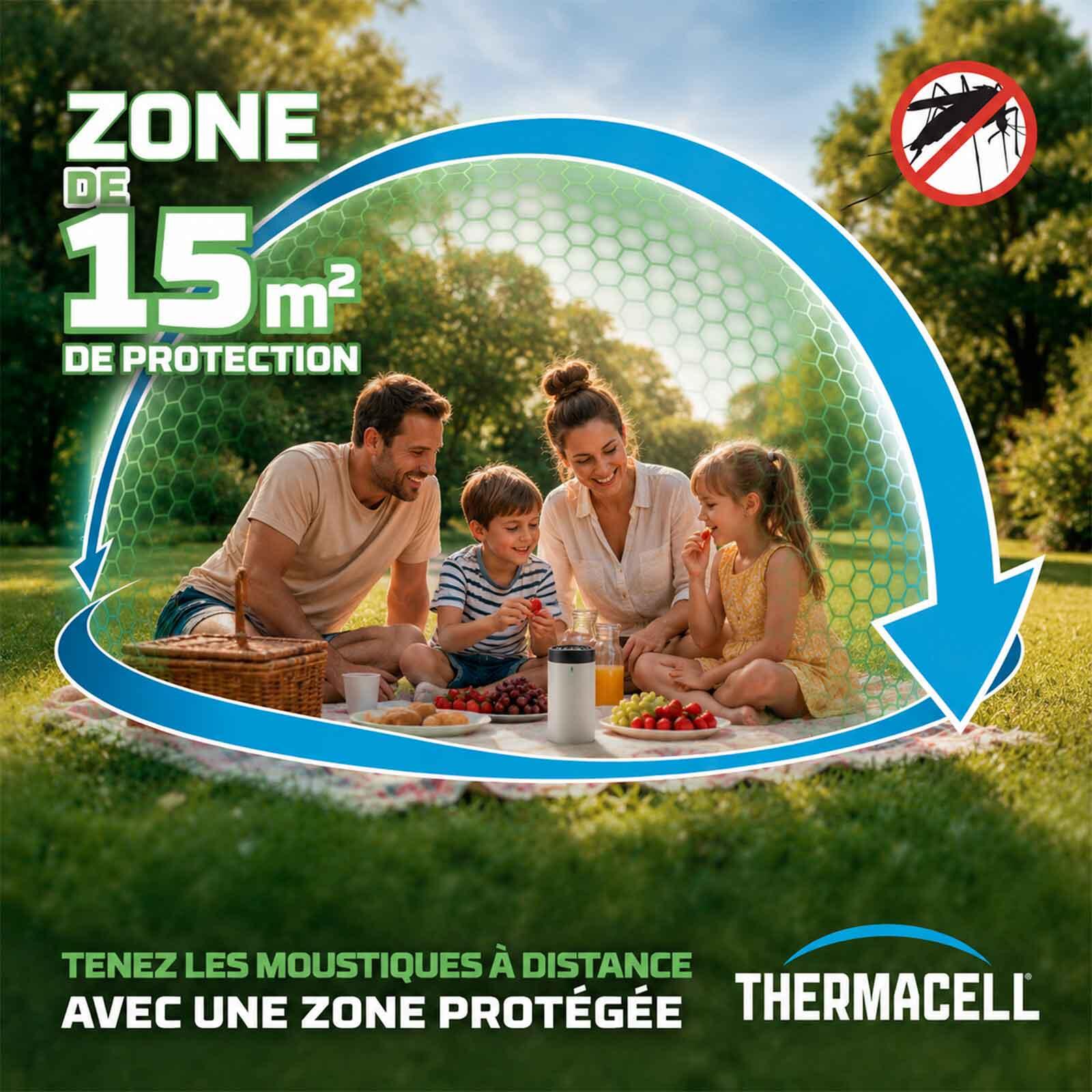 Répulsif antimoustiques Thermacell HALO MINI - Portable zone 15 m² - Camping 2/7