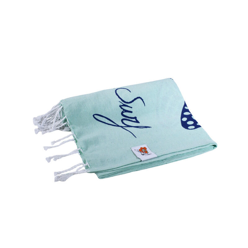 BEDRUCKTES FOUTA - FISCHE 2/4