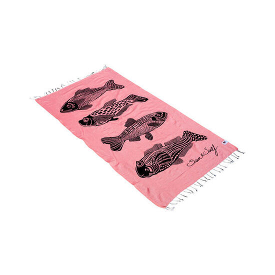 FOUTA IMPRIMÉ - POISSONS