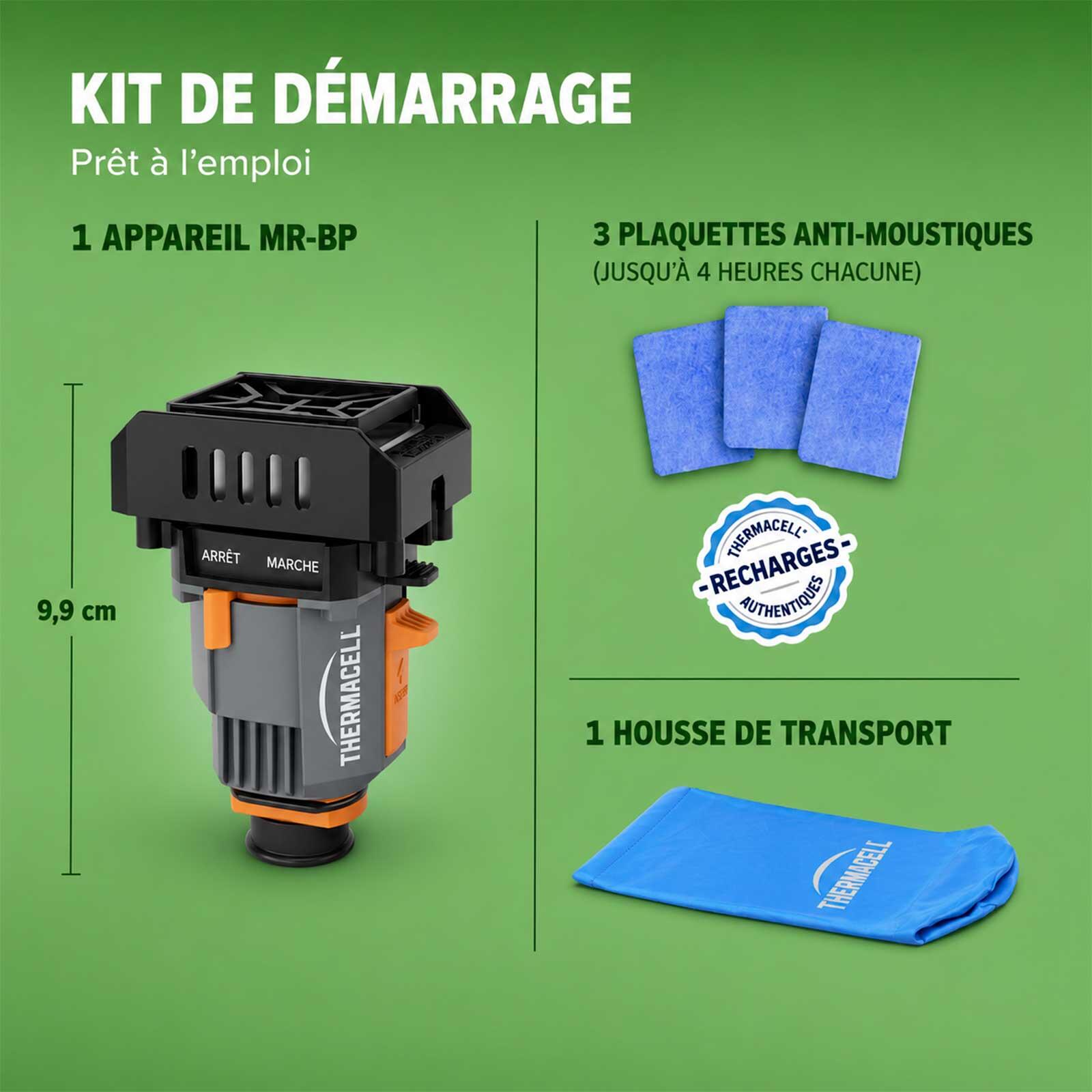 Répulsif antimoustiques Thermacell Backpacker MRP‑BX – Modèle à gaz zone 15 m² 3/7