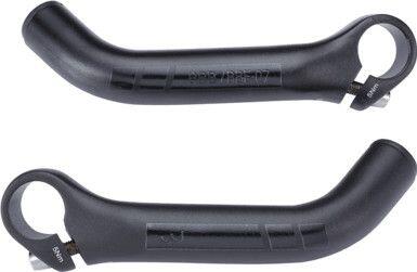 Estremità del manubrio nere curve classiche BBB 2/3