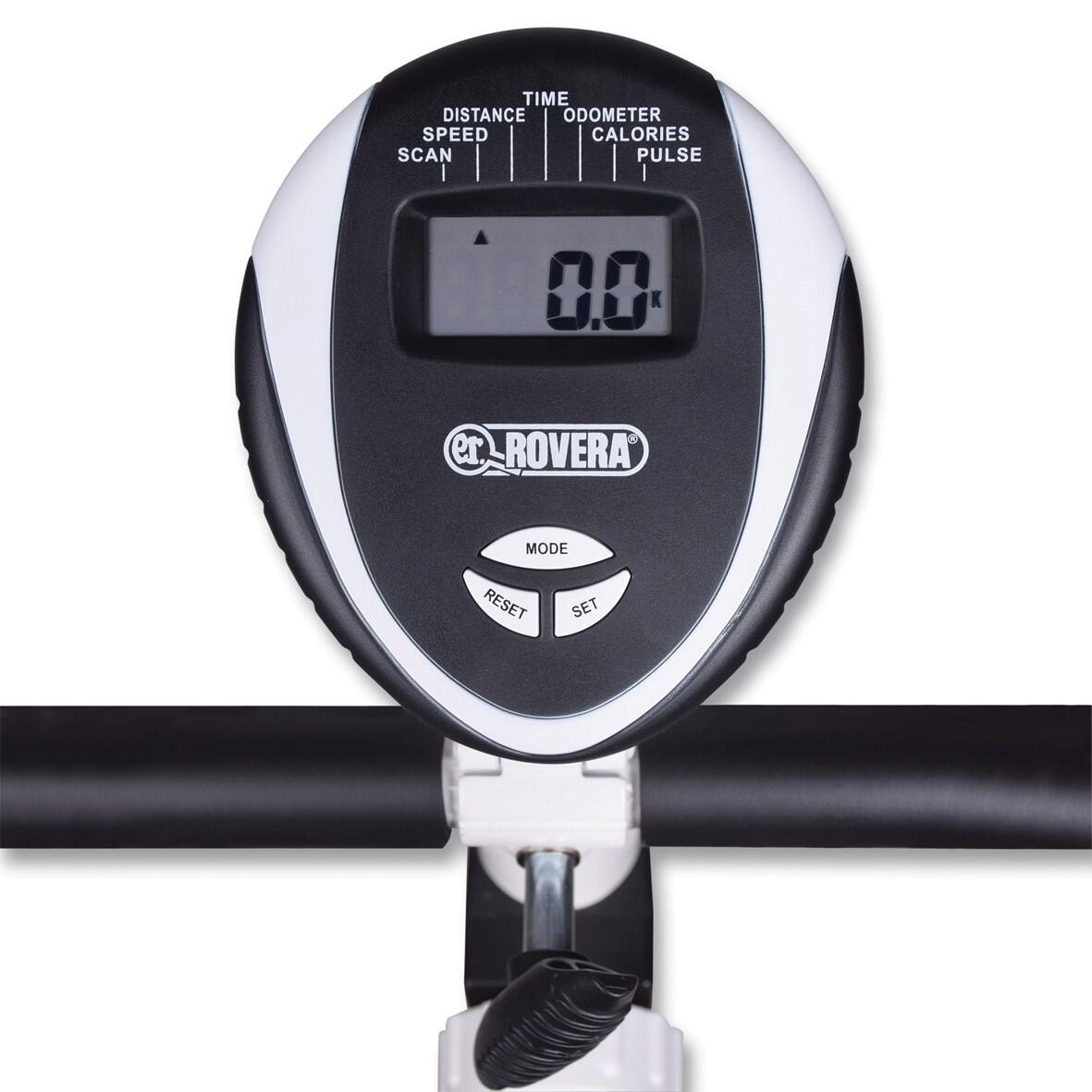 Bicicleta Estática Magnética con Pulsómetro y 8 Niveles de Resistencia 3/5
