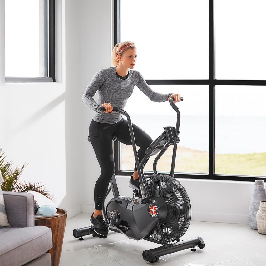 Bicicleta airdyne AD6i - resistência ilimitada, monitor LCD e RevMeter RPM 6/6