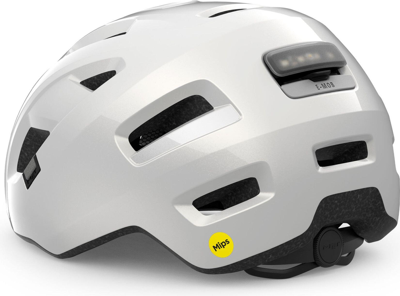 Met E-Mob Mips Casco urbano bianco 4/6
