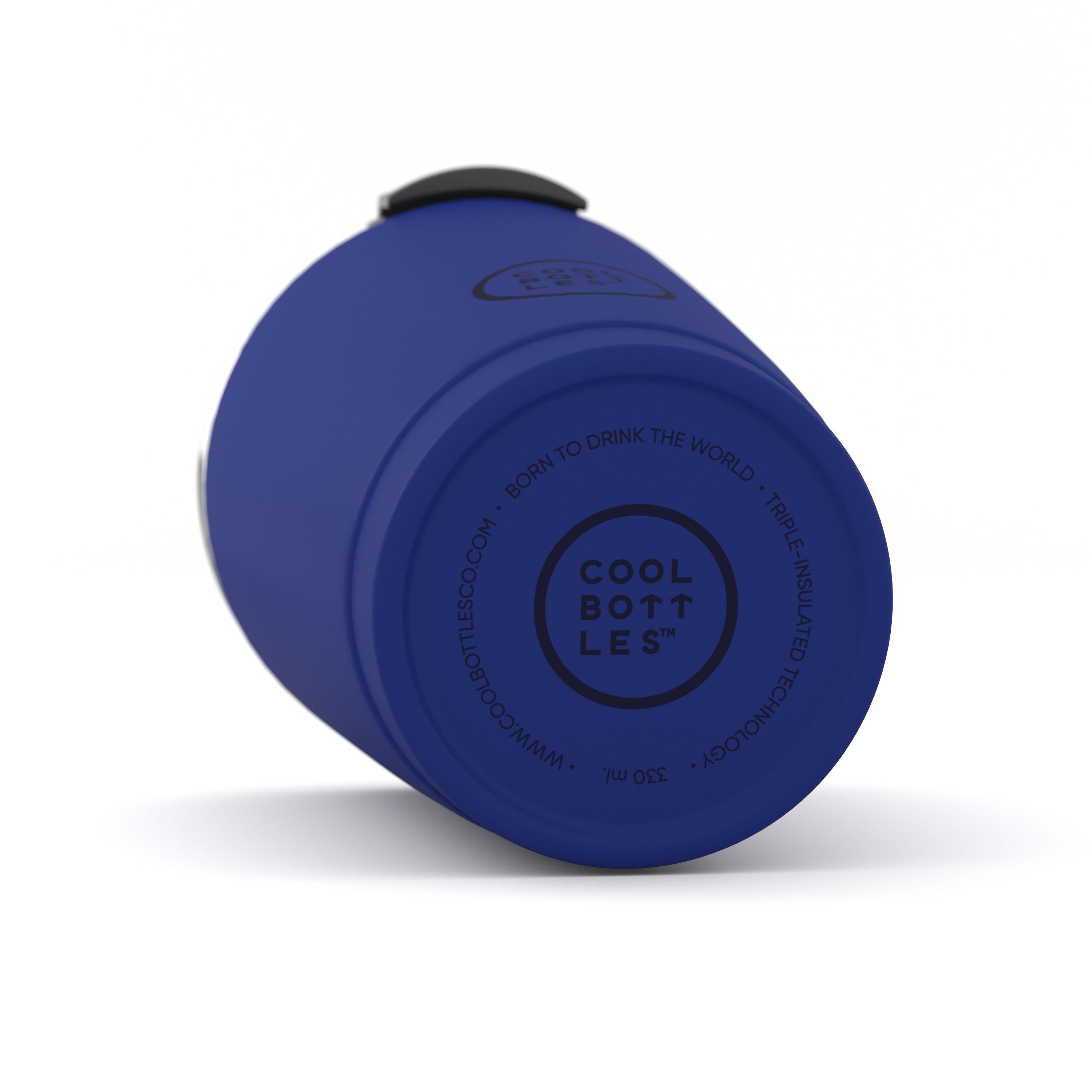 Vaso Térmico de acero Inox. Cool Bottles. Con envío gratis. Vivid Blue 330ml 2/7