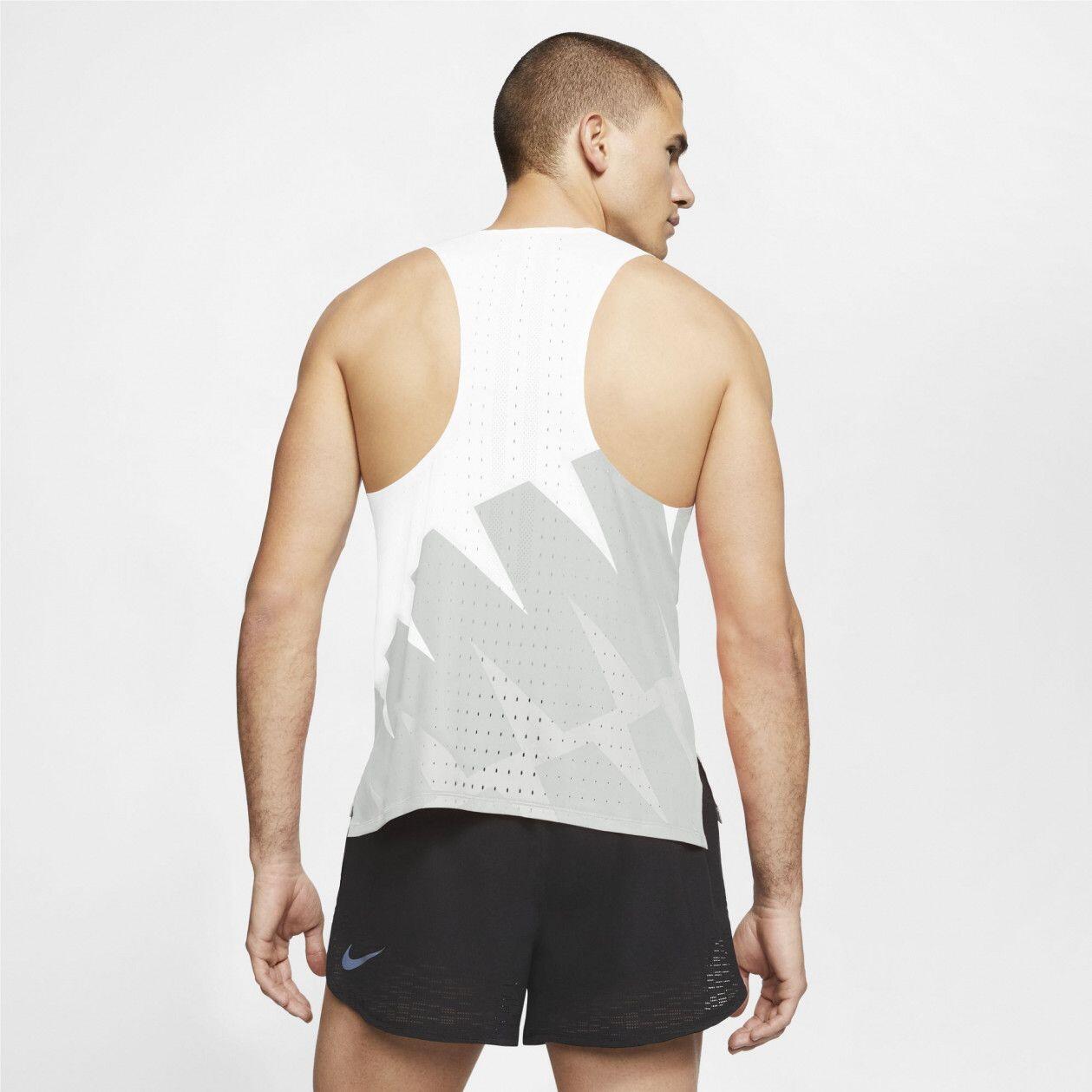Débardeur Nike Aeroswift NN Blanc Gris 2/2